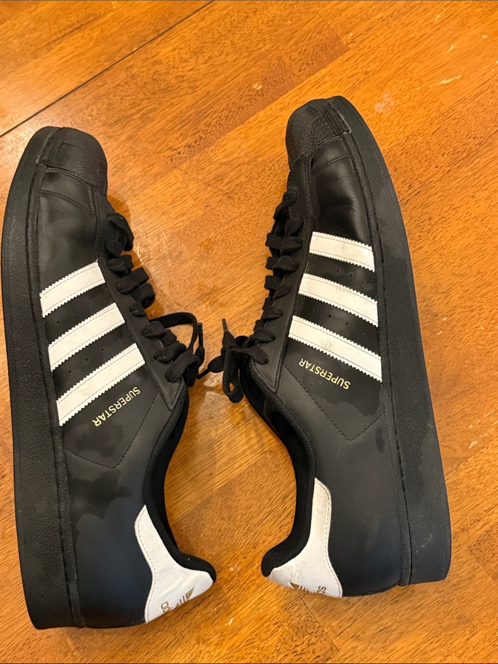 ADIDAS ORIGINALS SUPERSTAR FOUNDATION B27140 Core Black/White 2019 Size 18